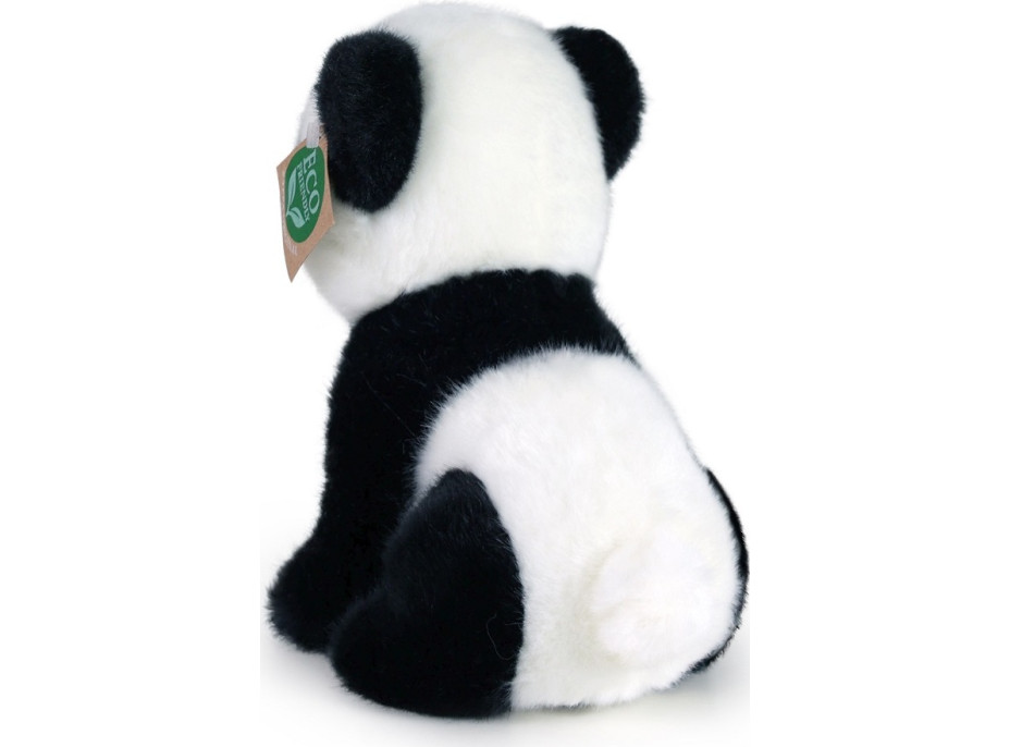 Rappa Plyšová panda sedící 18 cm ECO-FRIENDLY