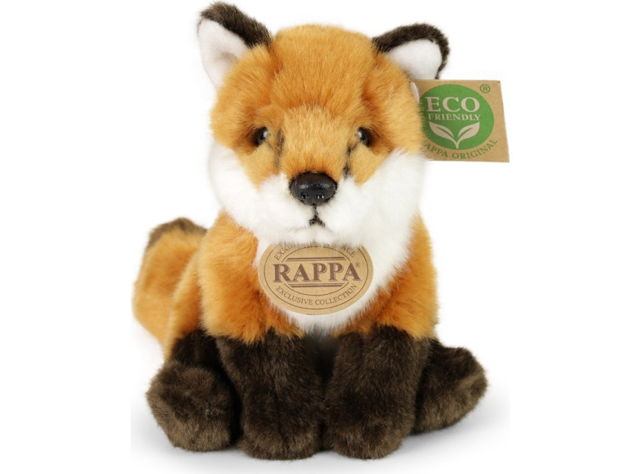 Rappa Plyšová liška sedící 18 cm ECO-FRIENDLY