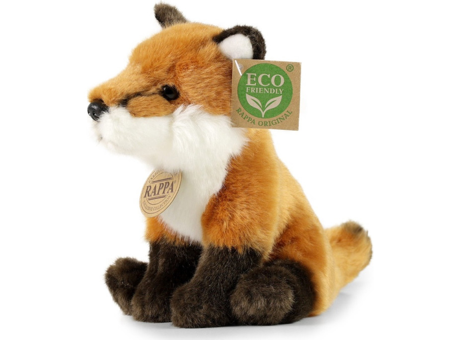 Rappa Plyšová liška sedící 18 cm ECO-FRIENDLY