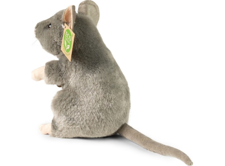 Rappa Plyšová myš sedící 16 cm ECO-FRIENDLY
