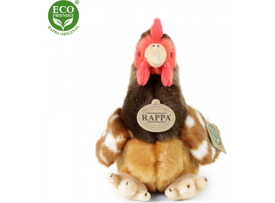 Rappa Plyšová slepice 18 cm ECO-FRIENDLY