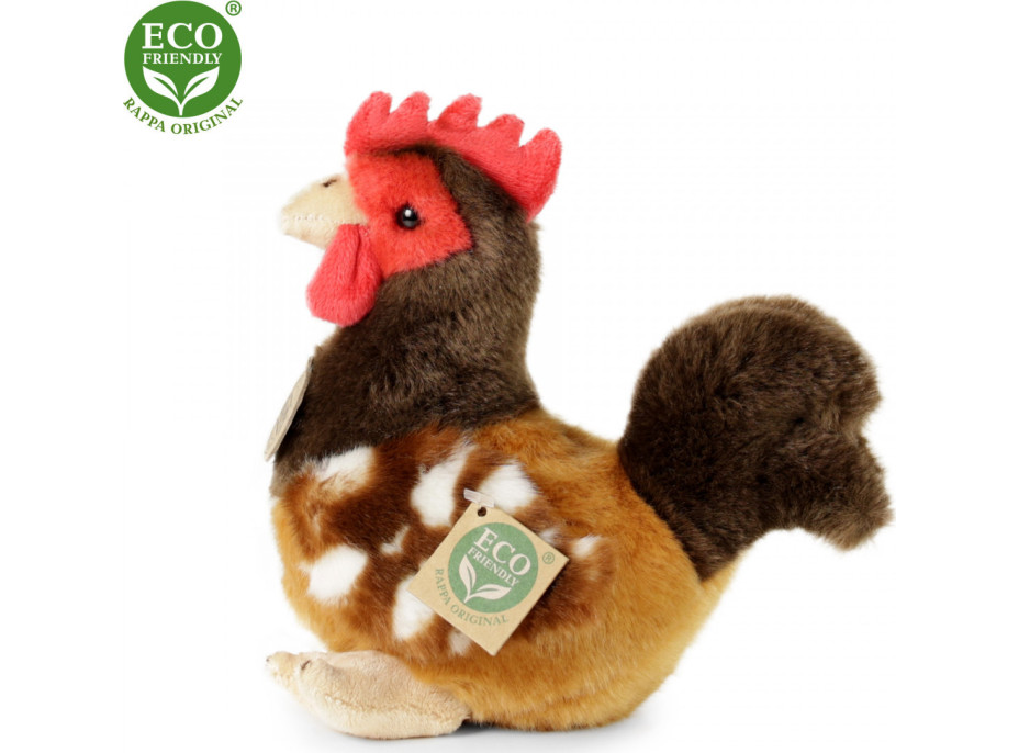 Rappa Plyšová slepice 18 cm ECO-FRIENDLY