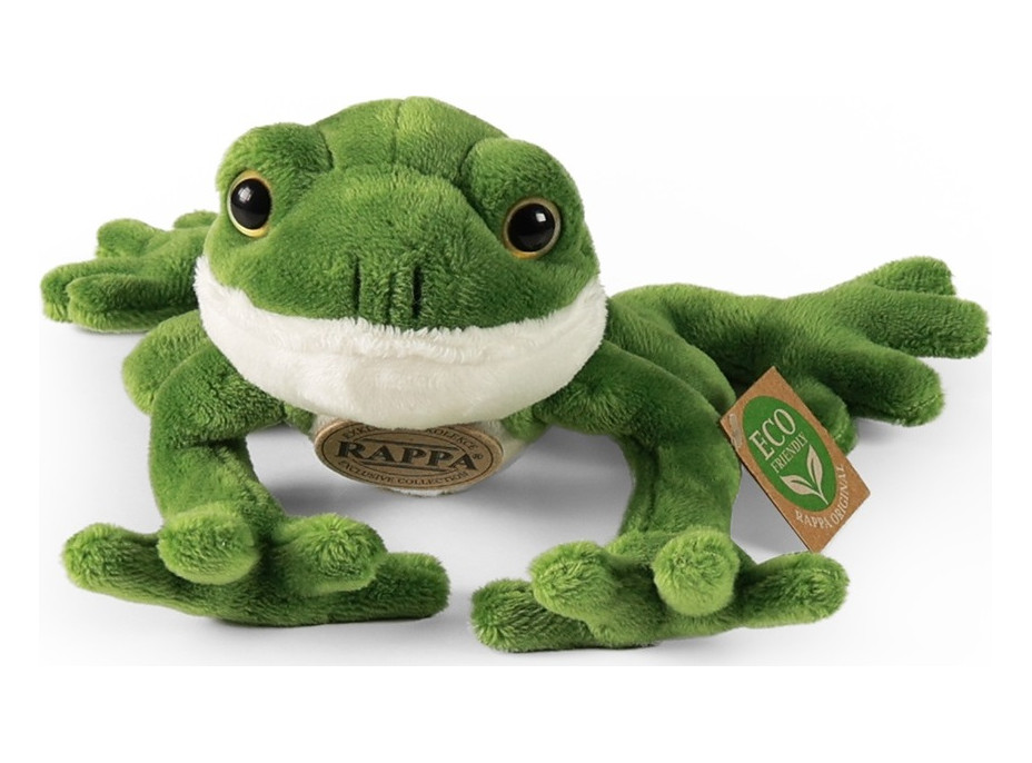 Rappa Plyšová žába 15 cm ECO-FRIENDLY