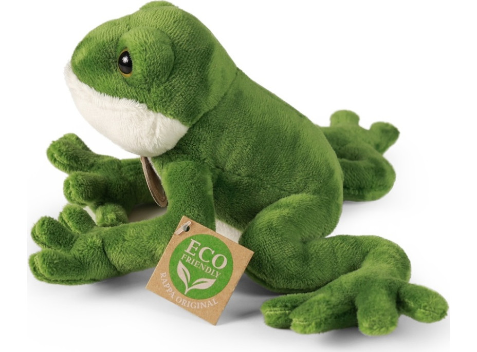 Rappa Plyšová žába 15 cm ECO-FRIENDLY