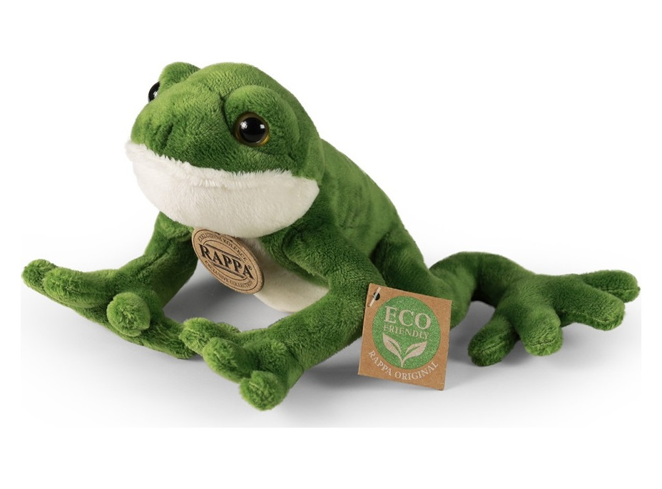 Rappa Plyšová žába 15 cm ECO-FRIENDLY