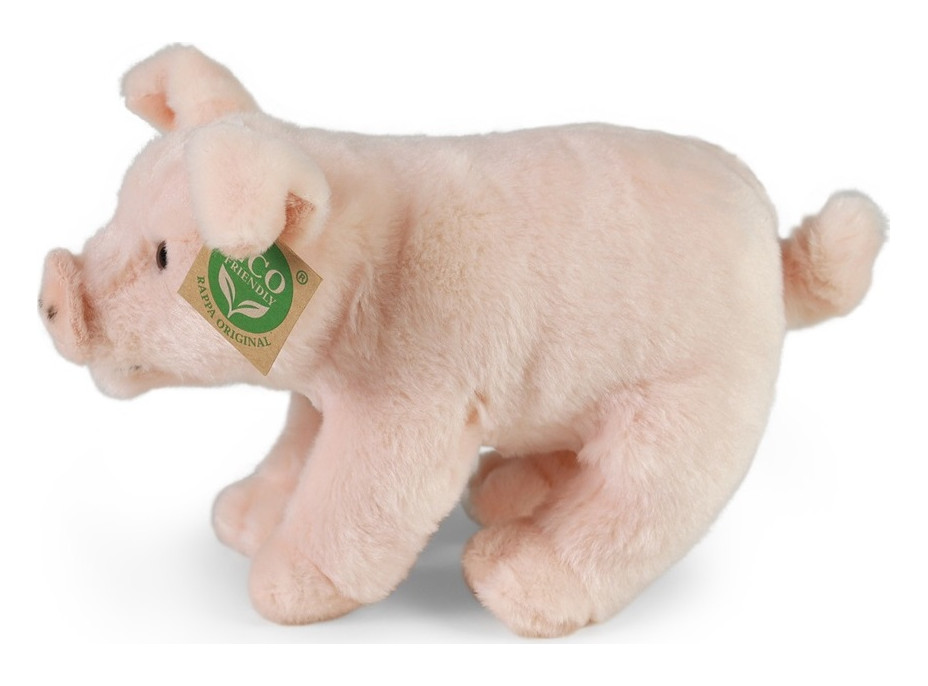 Rappa Plyšové prase domácí stojící 20 cm ECO-FRIENDLY