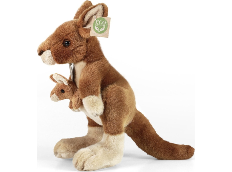 Rappa Plyšový klokan s mládětem 27 cm ECO-FRIENDLY