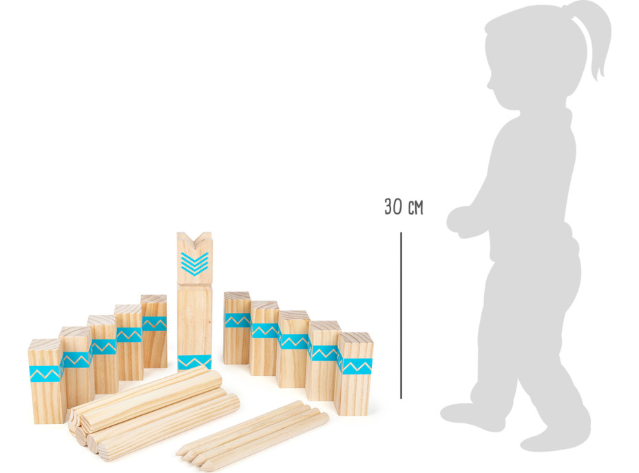 small foot Vikingské kostky Kubb