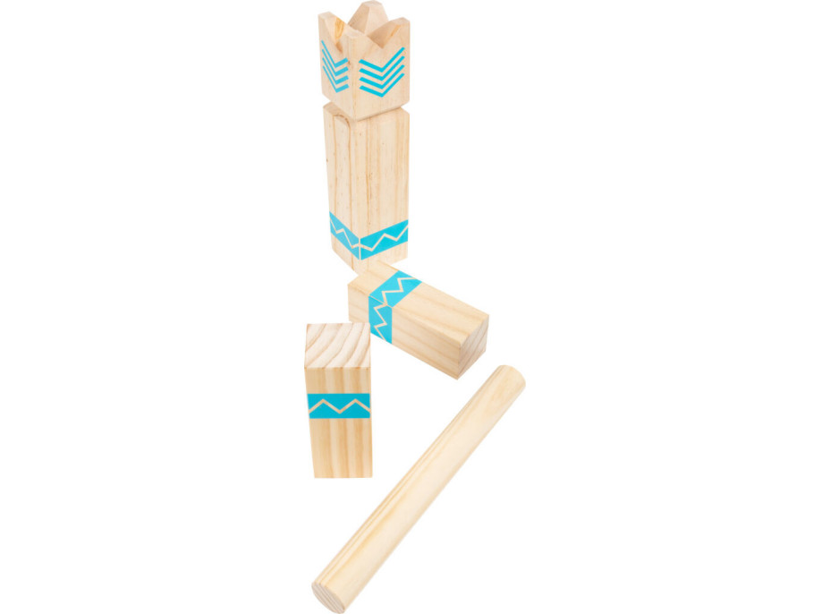 Small Foot Vikingské kostky Kubb - poškozený obal