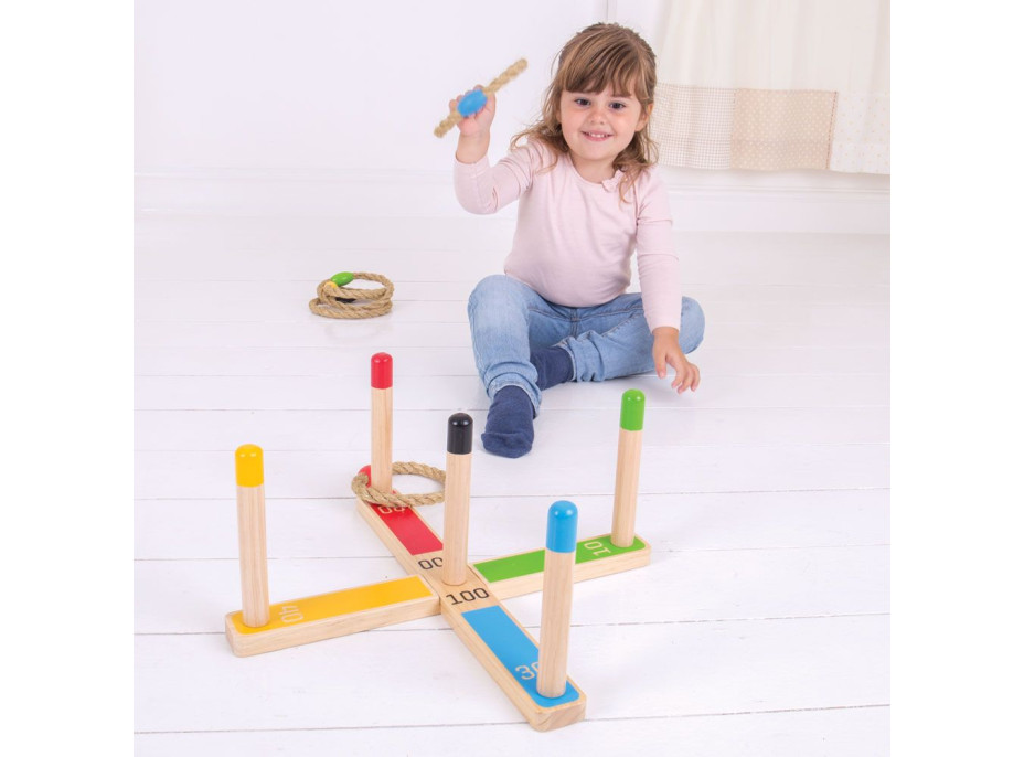 Bigjigs Toys Házení kruhů