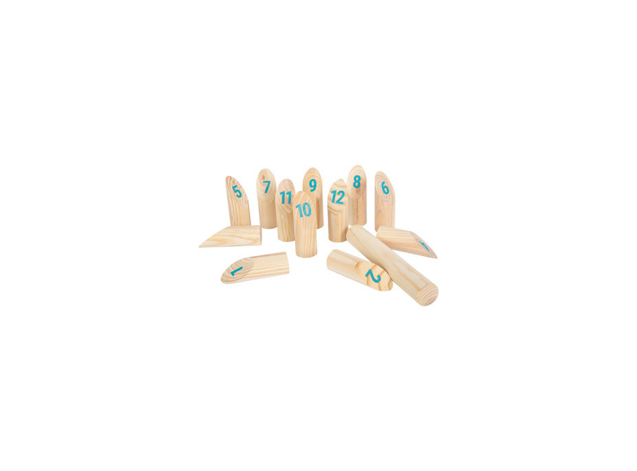small foot Vikingské kostky Kubb s čísly Active