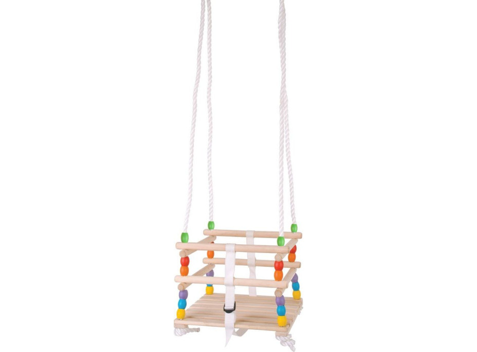 Bigjigs Toys Dřevěná korálková houpačka