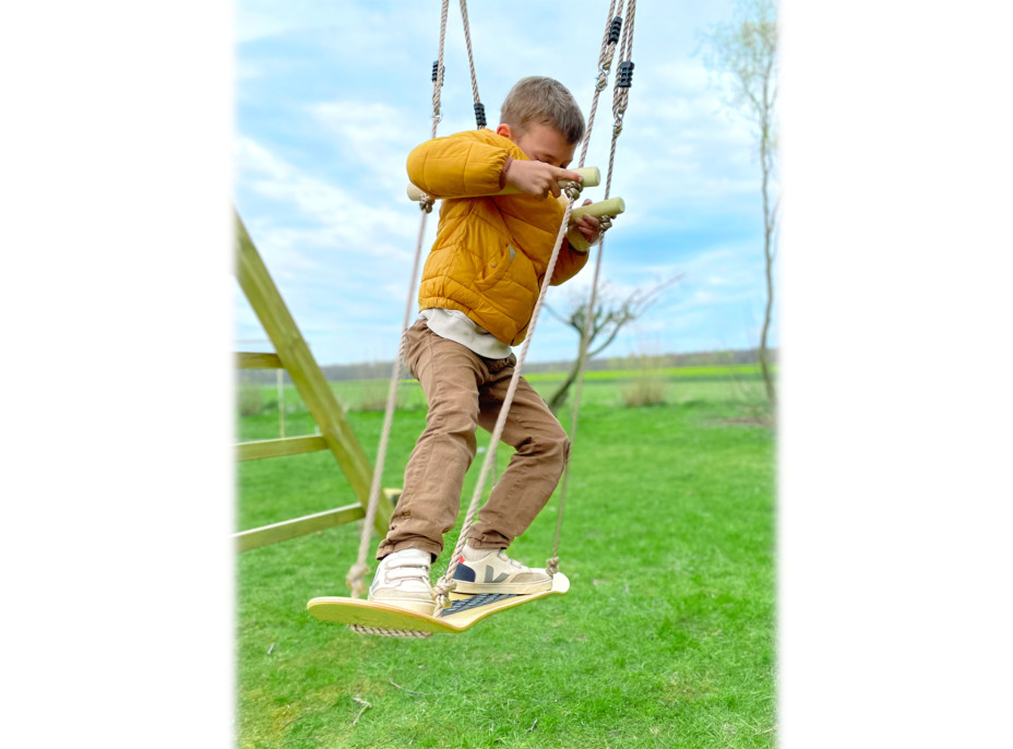 small foot Dřevěná houpačka Skateboard