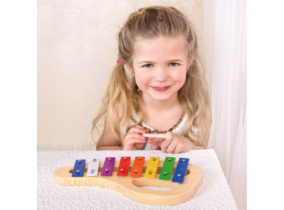 Bino Xylofon kovový obloukový