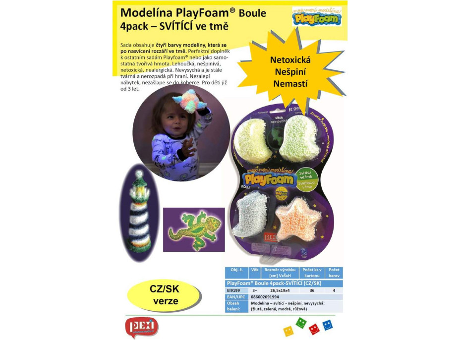 Alexander PlayFoam® Boule kreativní sada svítící