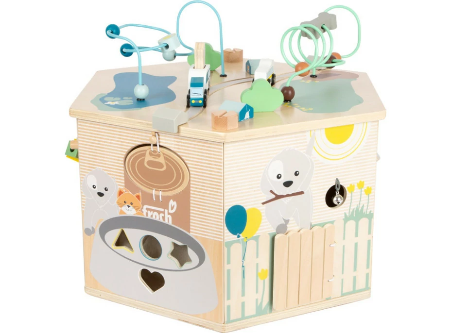 small foot Motorická interaktivní kostka Pets XXL