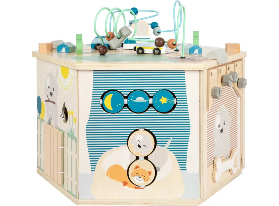 small foot Motorická interaktivní kostka Pets XXL