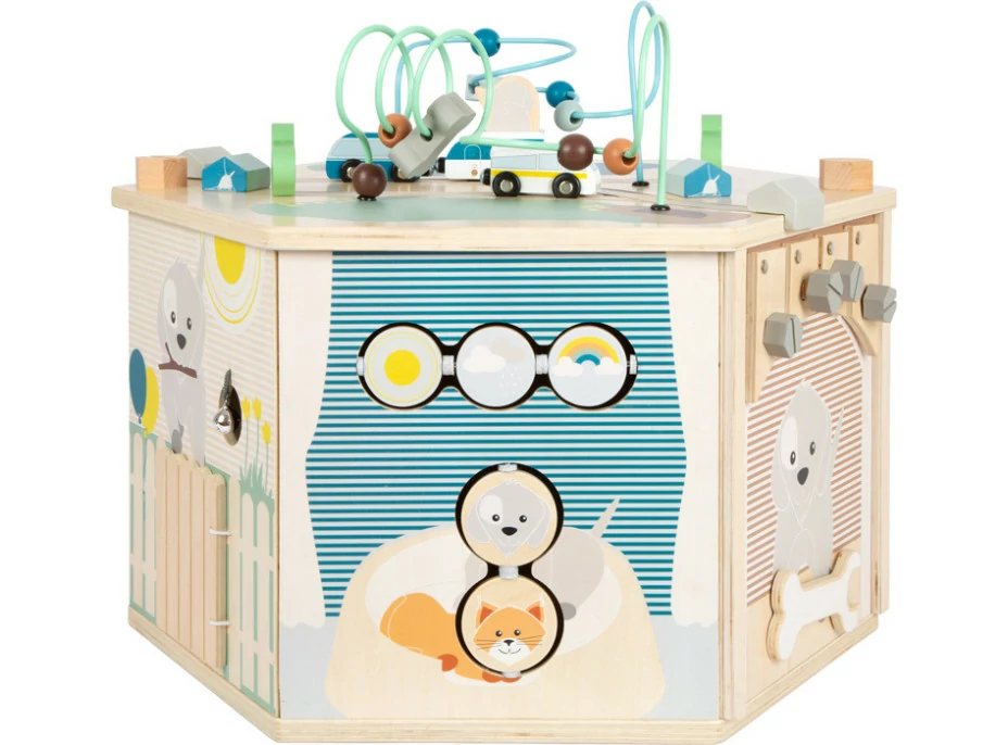 small foot Motorická interaktivní kostka Pets XXL