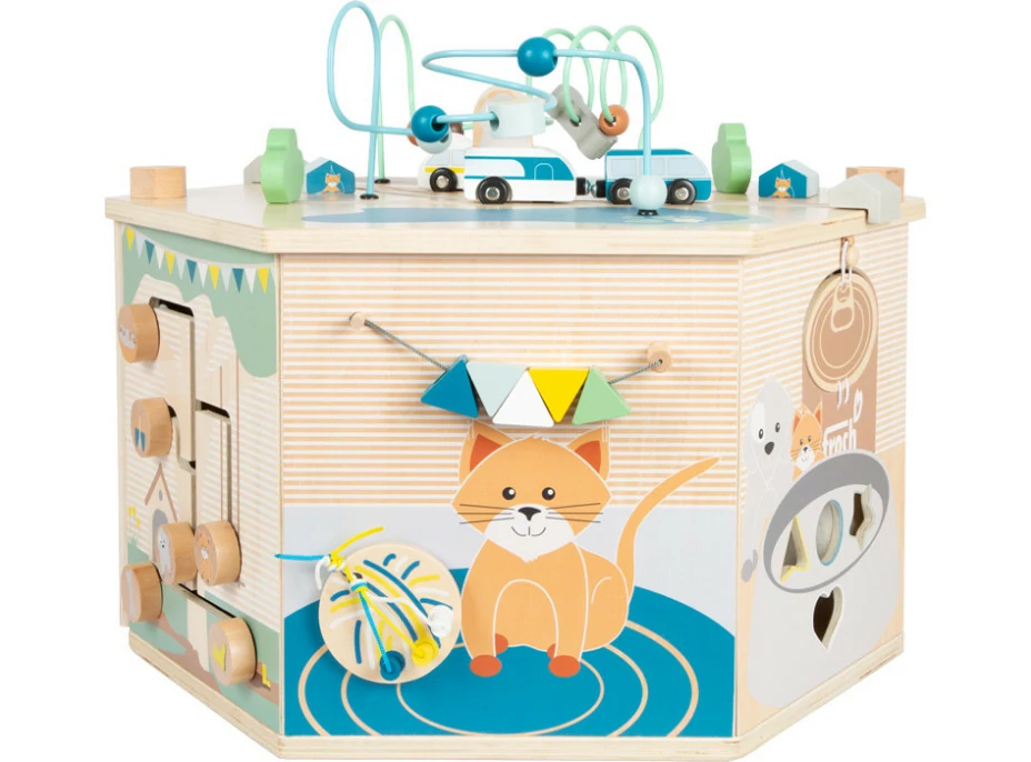 small foot Motorická interaktivní kostka Pets XXL