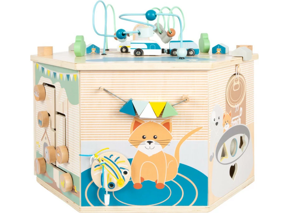 small foot Motorická interaktivní kostka Pets XXL