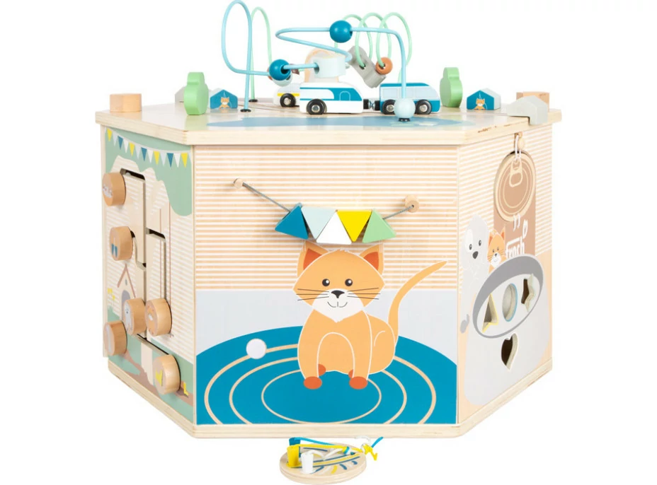 small foot Motorická interaktivní kostka Pets XXL