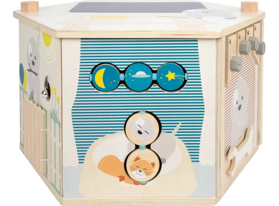 small foot Motorická interaktivní kostka Pets XXL