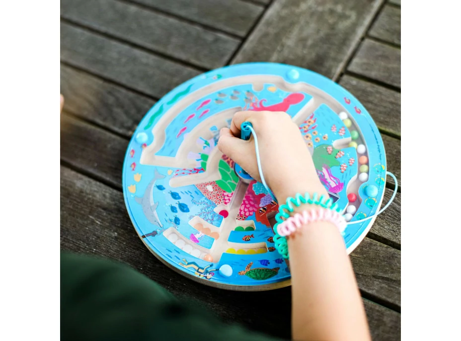 Bigjigs Toys Magnetické bludiště Podmořský život