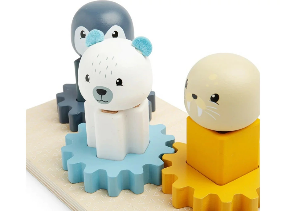 Bigjigs Toys Motorická deska Artic