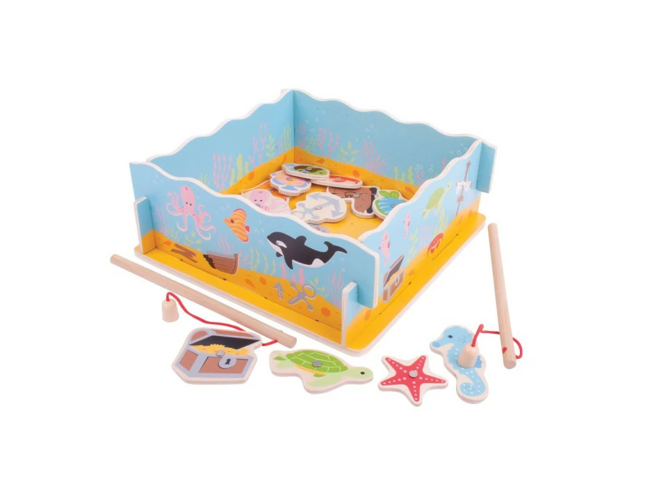 Bigjigs Toys Magnetické chytání rybiček