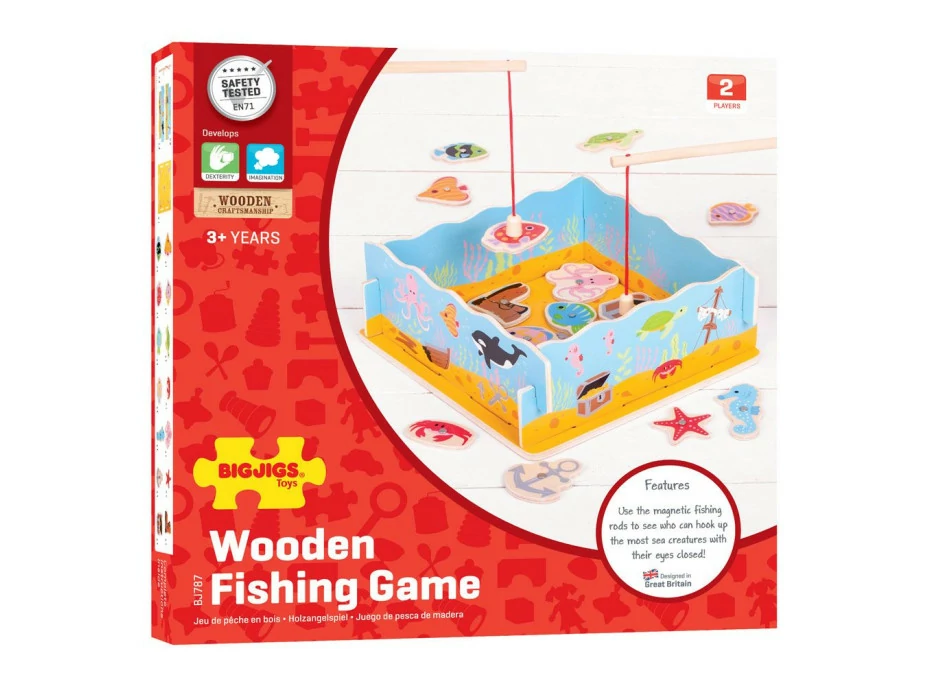 Bigjigs Toys Magnetické chytání rybiček