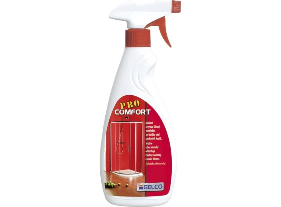 Gelco Odstraňovač vodního kamene z výplní PRO COMFORT