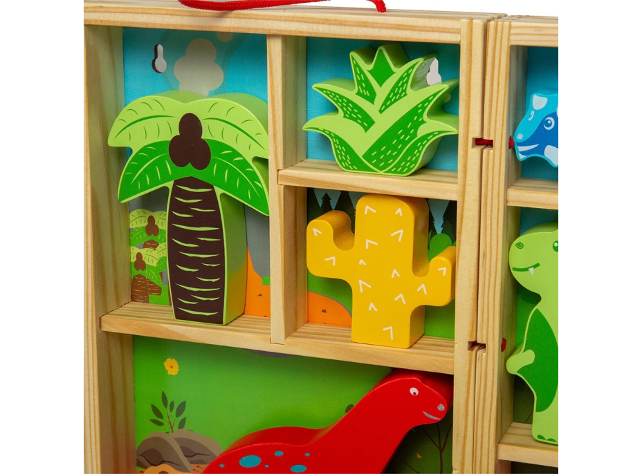 Bigjigs Toys Krabička na hraní dinosauři