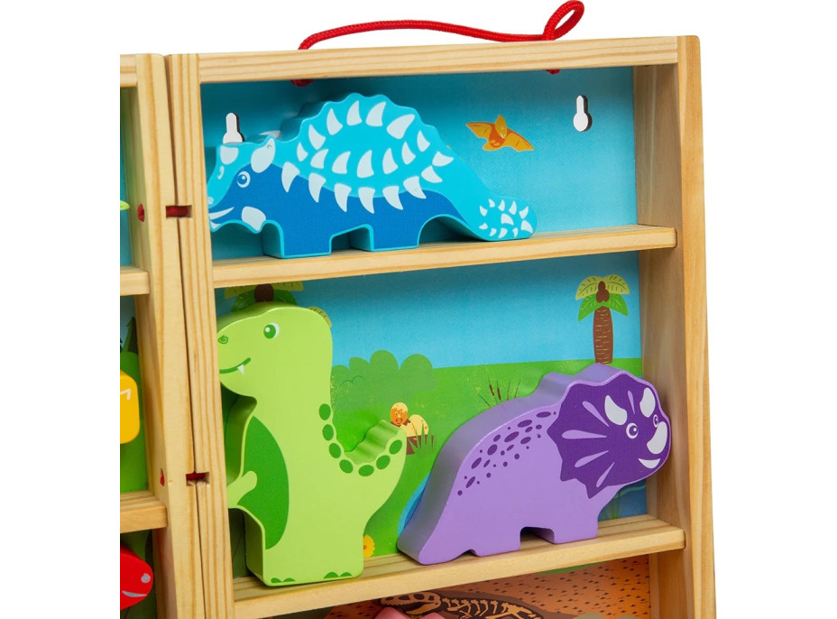 Bigjigs Toys Krabička na hraní dinosauři