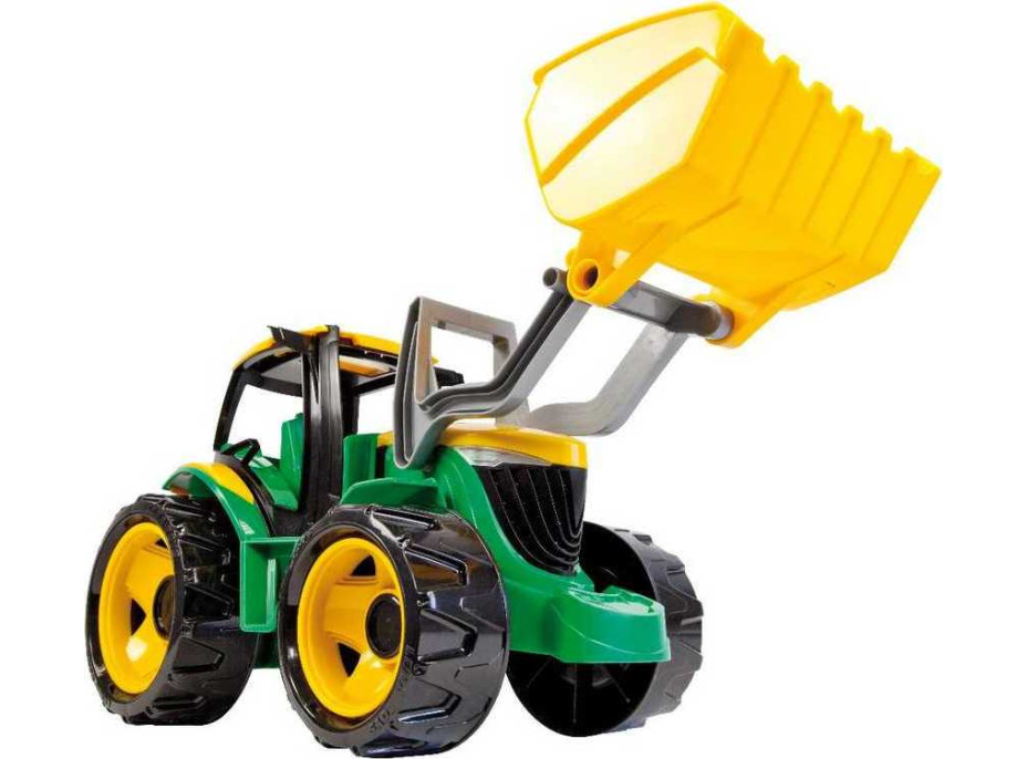 Lena Traktor se lžící zeleno žlutý