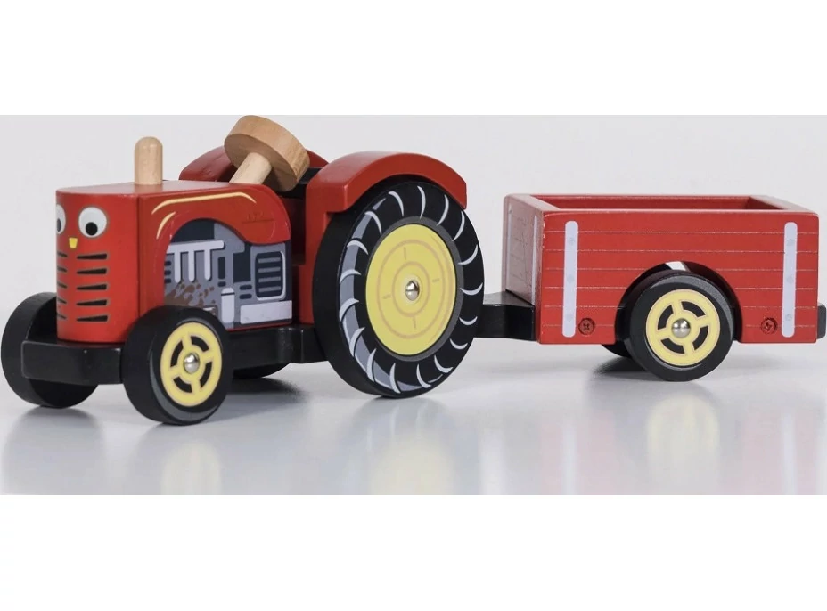 Le Toy Van Traktor červený