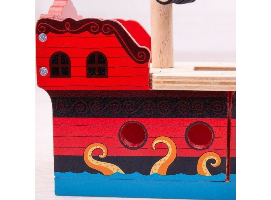Bigjigs Rail Pirátská galéra