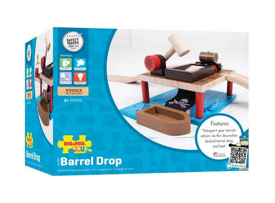 Bigjigs Rail Nakládání barelů