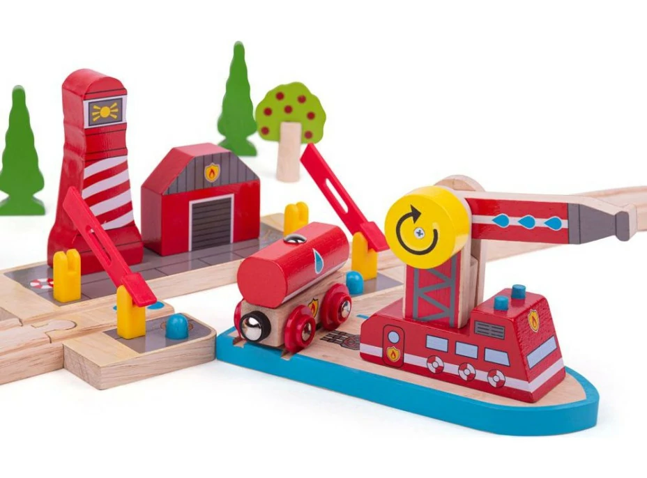 Bigjigs Rail Hasiči mořští záchranáři