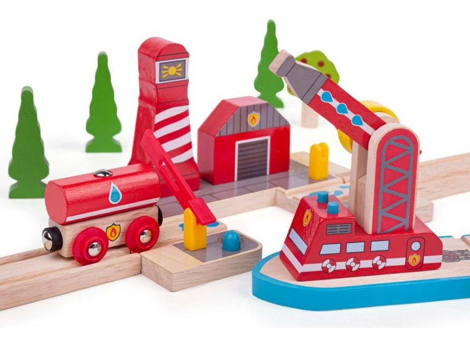 Bigjigs Rail Hasiči mořští záchranáři