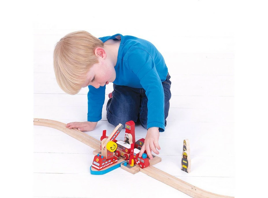 Bigjigs Rail Hasiči mořští záchranáři