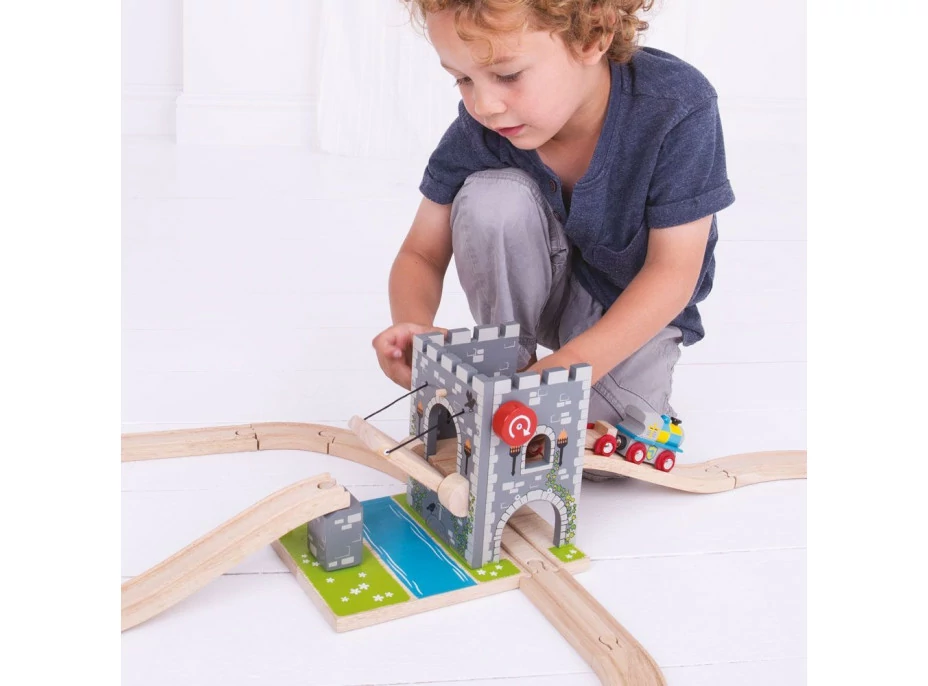 Bigjigs Rail Padací most