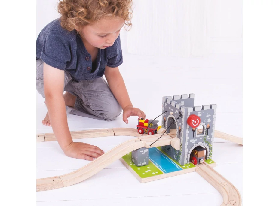 Bigjigs Rail Padací most