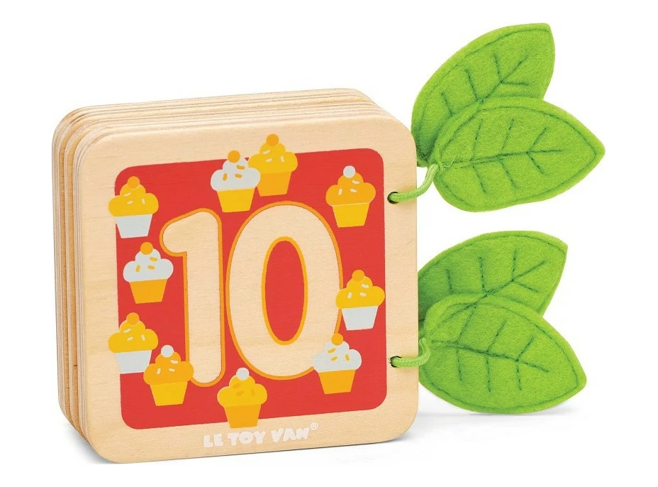 Le Toy Van Petilou Dřevěná knížka počítání