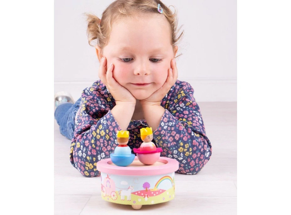 Bigjigs Toys Dřevěná hrací skříňka fantasy