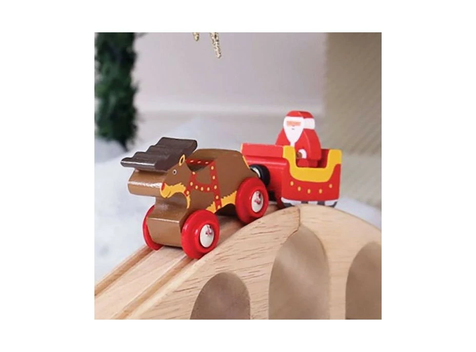Bigjigs Rail Santovo spřežení + kolej