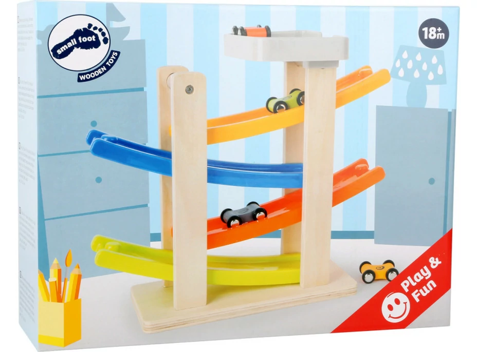 small foot Klip klap dráha s 4 autíčky