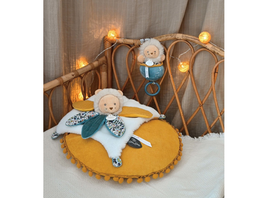 Doudou Dárková sada - Plyšový lvíček hrající melodii 20 cm