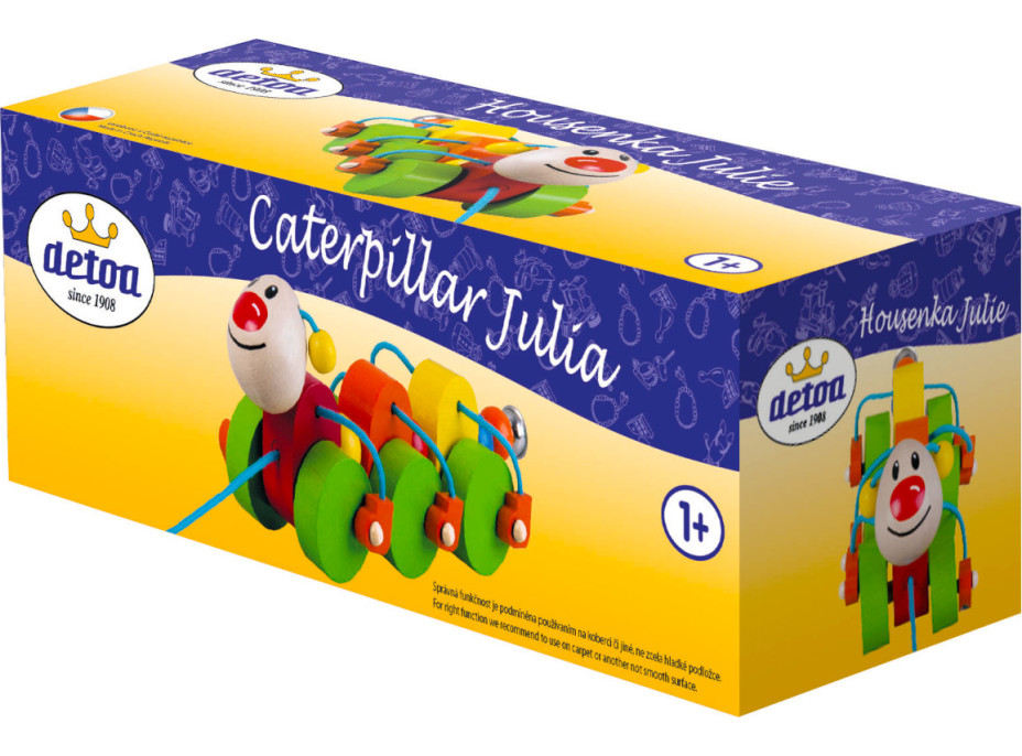 Detoa Tahací housenka Julie