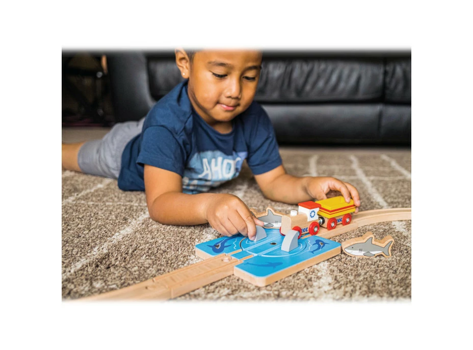 Bigjigs Rail Vír se žraloky