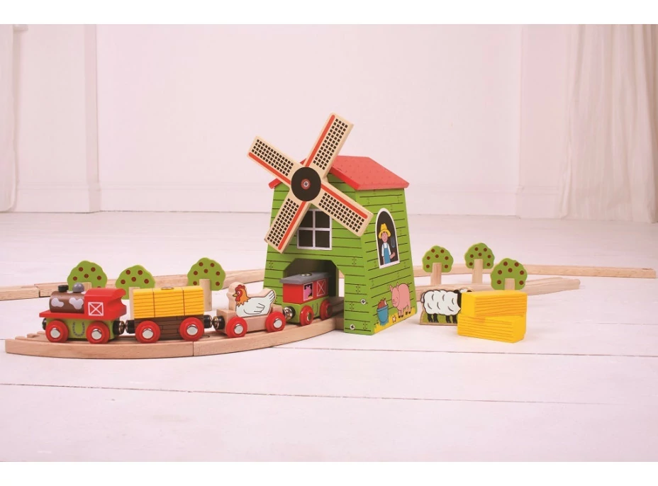 Bigjigs Rail Větrný mlýn